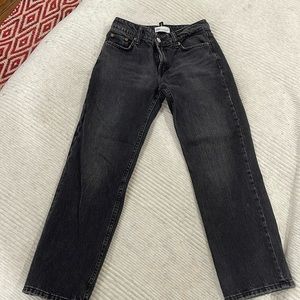 Zara Low Waisted Wide Leg Indie Pant/Jeans